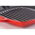 Emaille Gusseisen 28cm Square Grill